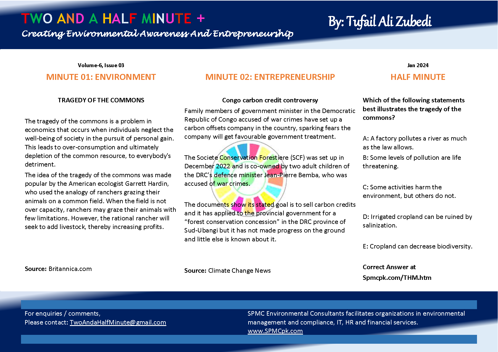 Two And a Half Minute by Tufail Ali Zubedi / SPMC consultants